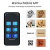 WAINLUX K6 Портативный лазерный гравер для резки и гравировки бытовой маркировочной машины с поддержкой беспроводной связи BT