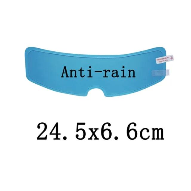 Мотоциклетный шлем Прозрачная противотуманная пленка, защищающая от дождя, линзы шлема, прочное нанопокрытие, наклейка, аксессуары для мотоциклетного шлема для вождения