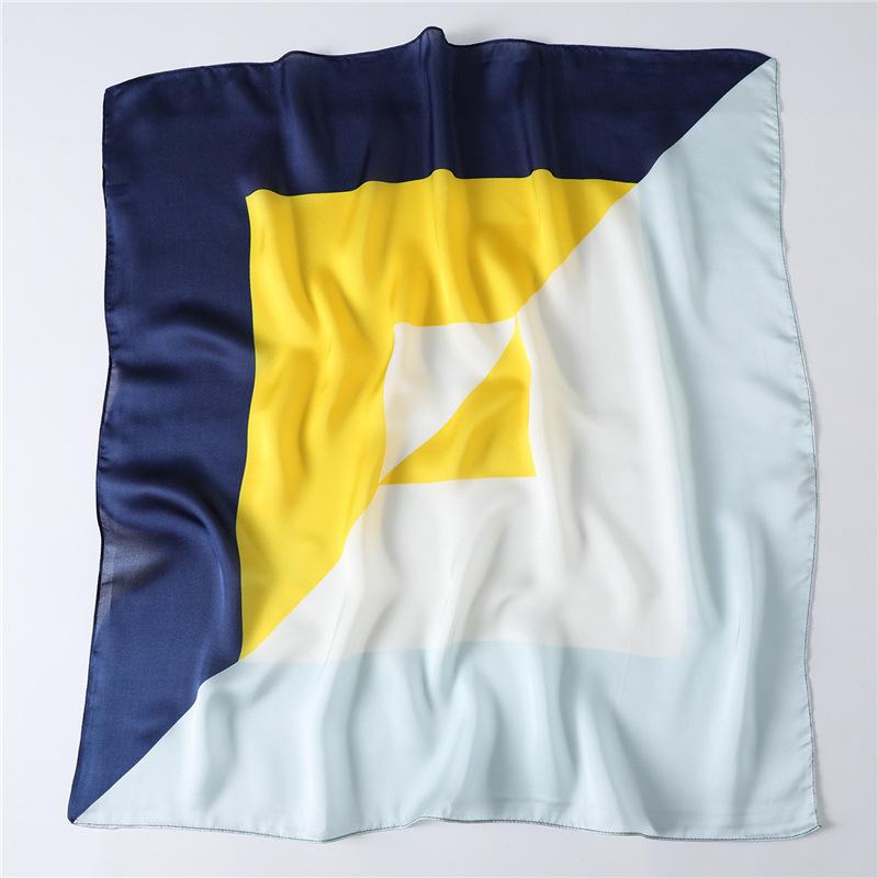 70 * 70cm New Silk Small Square Scarf For Women'S Neck Protection Professional Scarf Versatile Hair Tie Headscarf Scarf