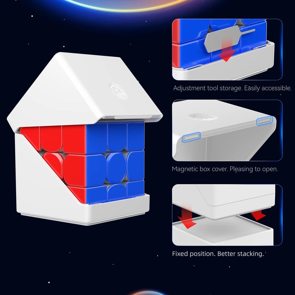 Bucubke GAN 13 M Maglev Fx 3x3 Stickerless Speed Magic Cube GAN13 Maglev Fx 3x3x3 Competition Puzzle Cube Frosted Magnetic Levitation Version