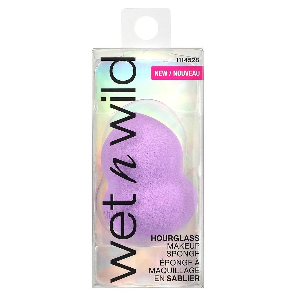 Wet N Wild, Губка для макияжа Hourglass, Фиолетовая, 1 Губка