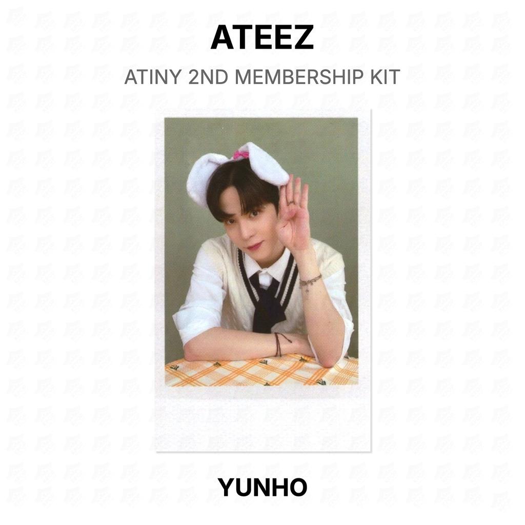 ATEEZ ATINY 2-й Набор Члена Клуба Официальная Фотокарточка