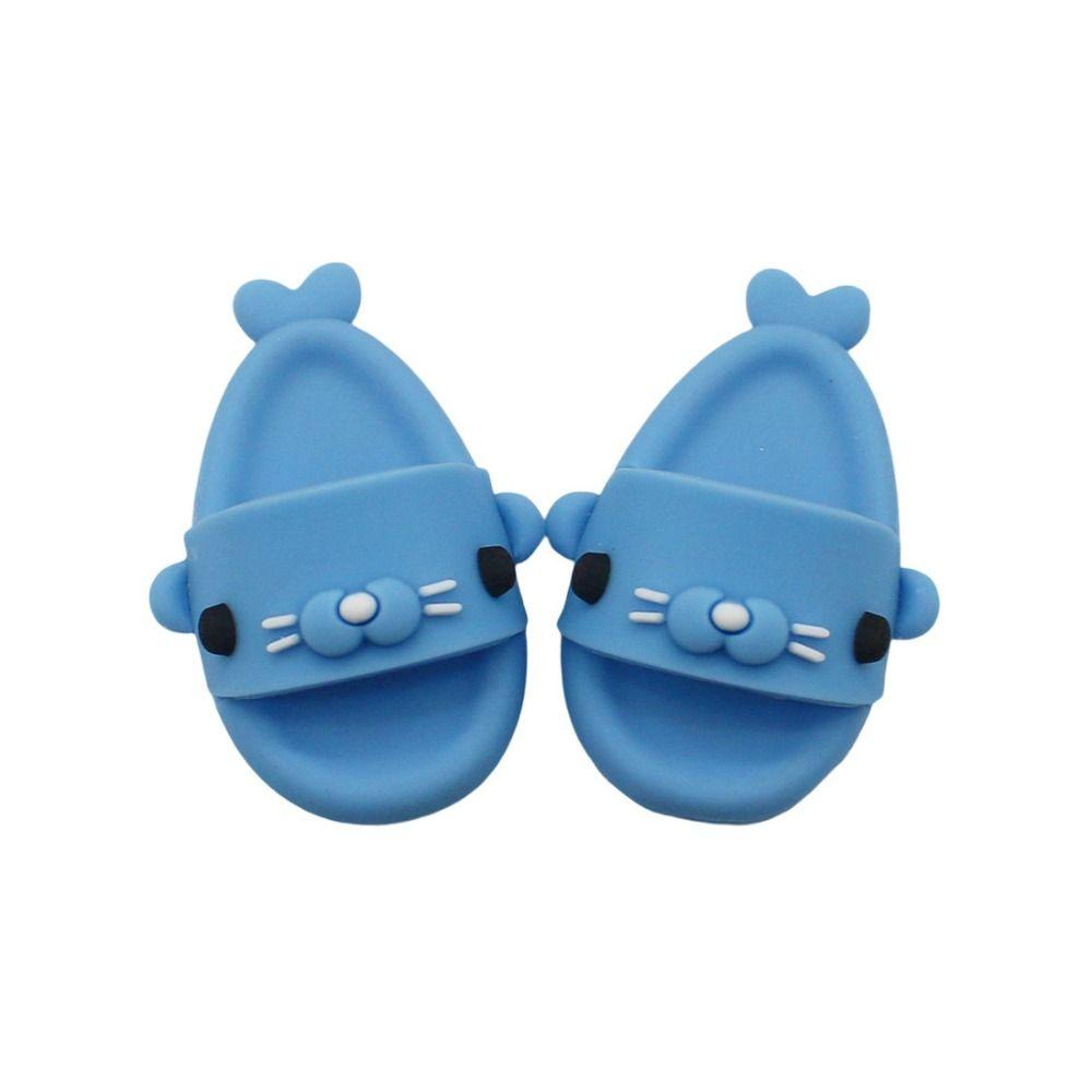 Mini 1/6 BJD Doll Shoes Seal Shape OB11 Seal Shoes Doll Seal Slippers  1/6BJD