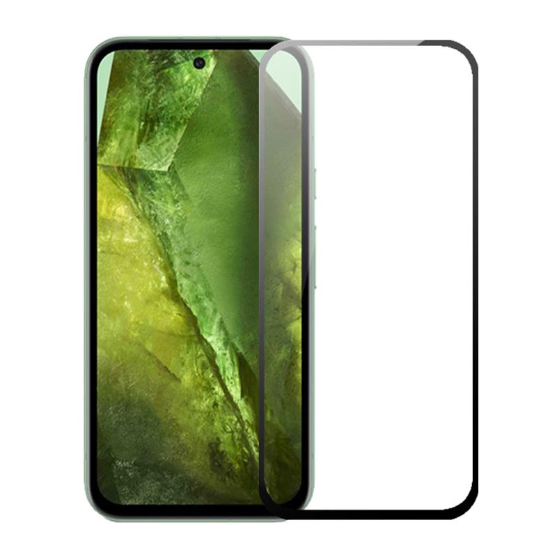 RURIHAI For Google Pixel 8a Phone Screen Protector HD Clear High Aluminum-Silicon Glass Film