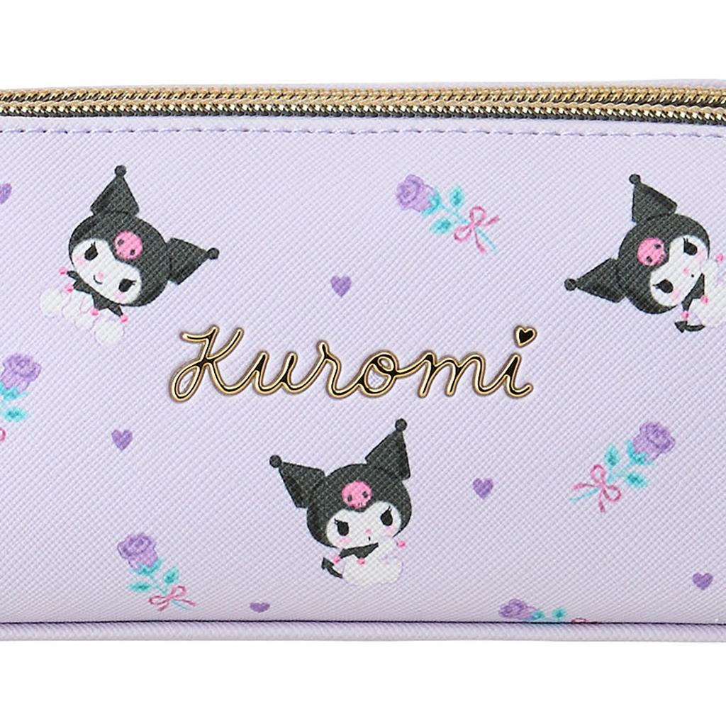 Sanrio Double Zipper Pen Case Kuromi 534625