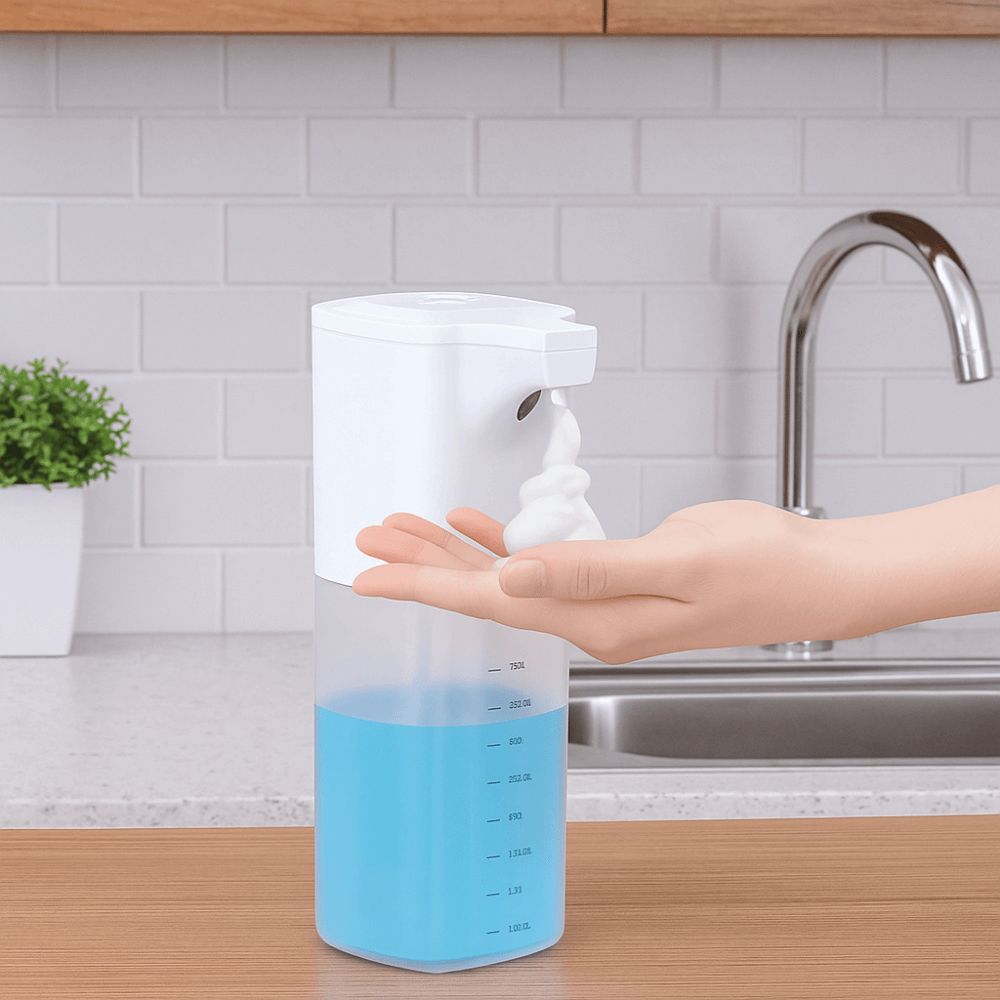 Infrared Sensor Automatic Soap Dispenser USB Rechargeable Dispenser Public Restrooms
