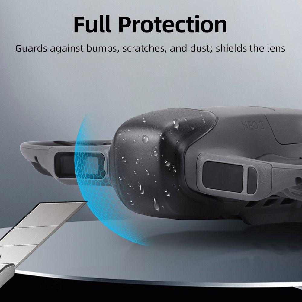 New Anti-collision Gimbal Camera Lens Cap Dustproof Quick Release Lens Cover PC Lens Protector for DJI NEO 2 Drone Accessories