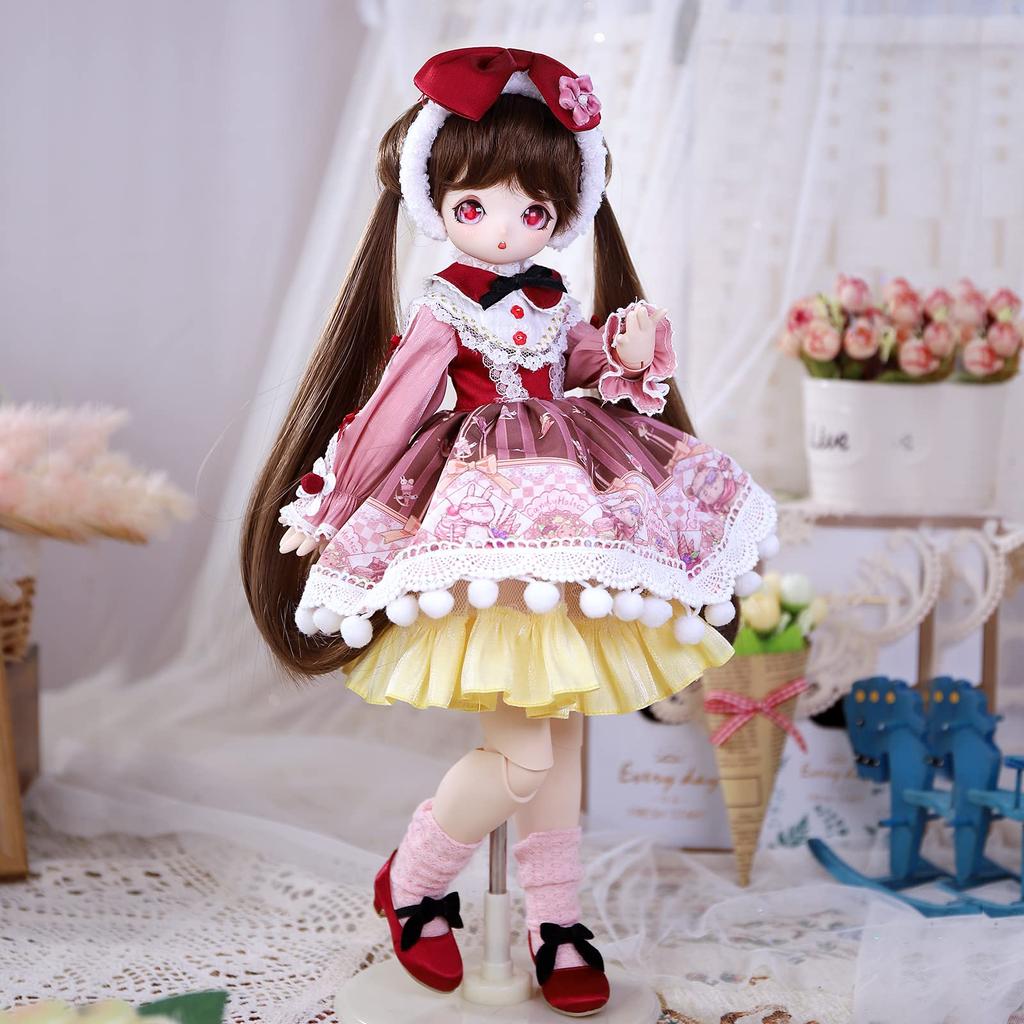 ICY Fortune Days Масштабная BJD Аниме Подвижная Подарок для детей от 8 лет Кукла 1/4, Стиль, Раскрашенная, Фигурка, (Энни)