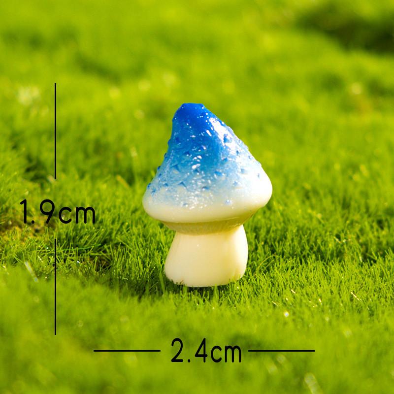 Artistic Resin Mushroom Figures For Fairy Garden Craft Home Decor Gift For Hobbyists