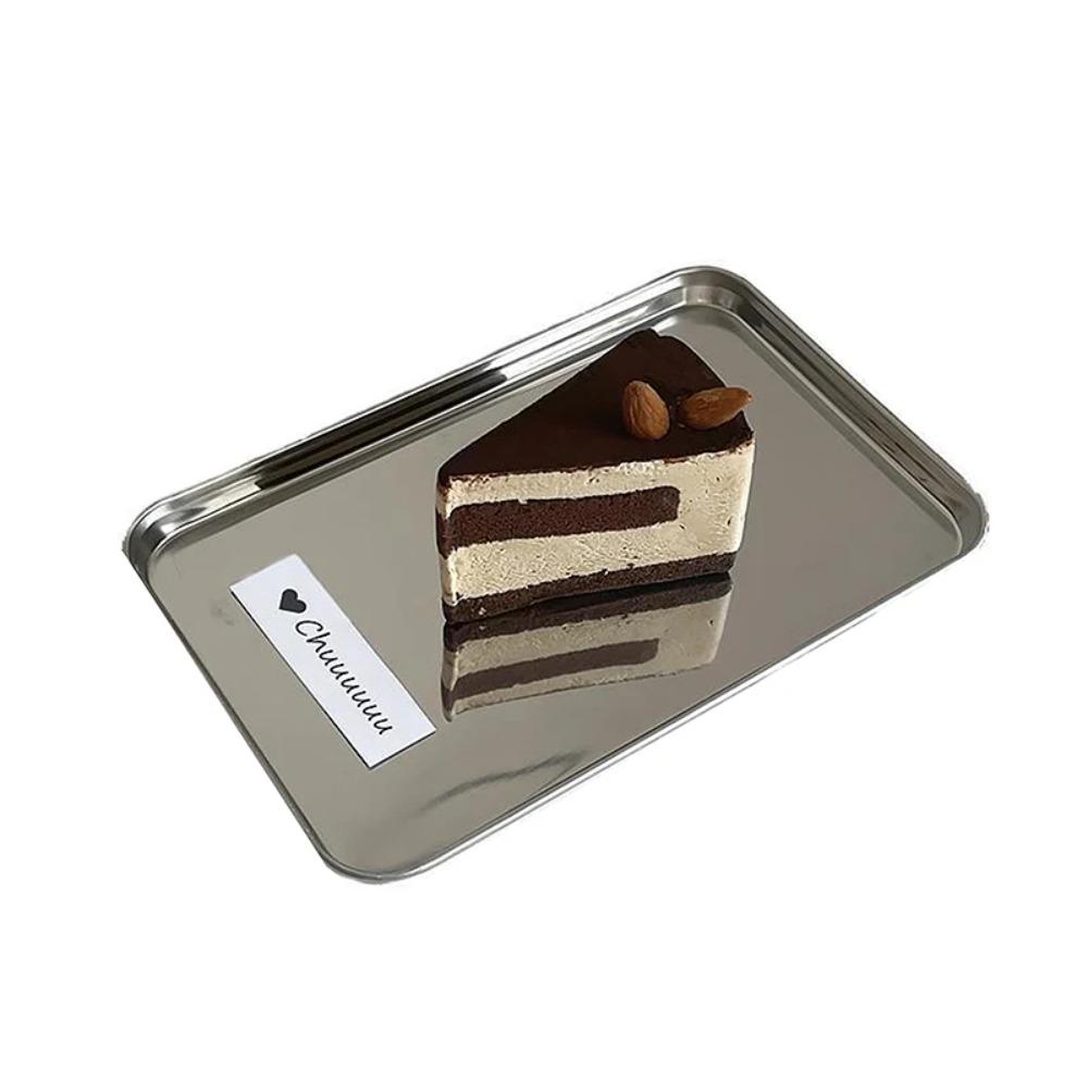 Stainless Steel Nordic Kitchen Tray Kitchen Storage Food Storage Tray Kitchen Coffee Shop Use