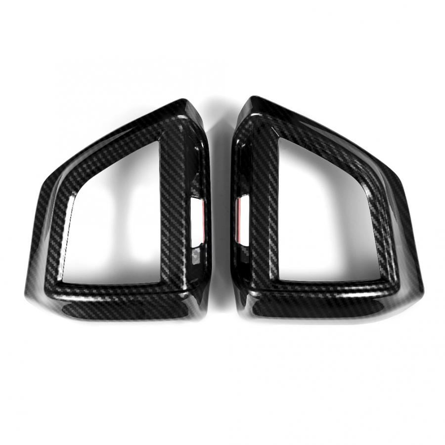 2 шт., передняя крышка для салона автомобиля, накладка на вентиляционное отверстие, рамка, подходит для автомобилей Subaru Forester SK, материал ABS