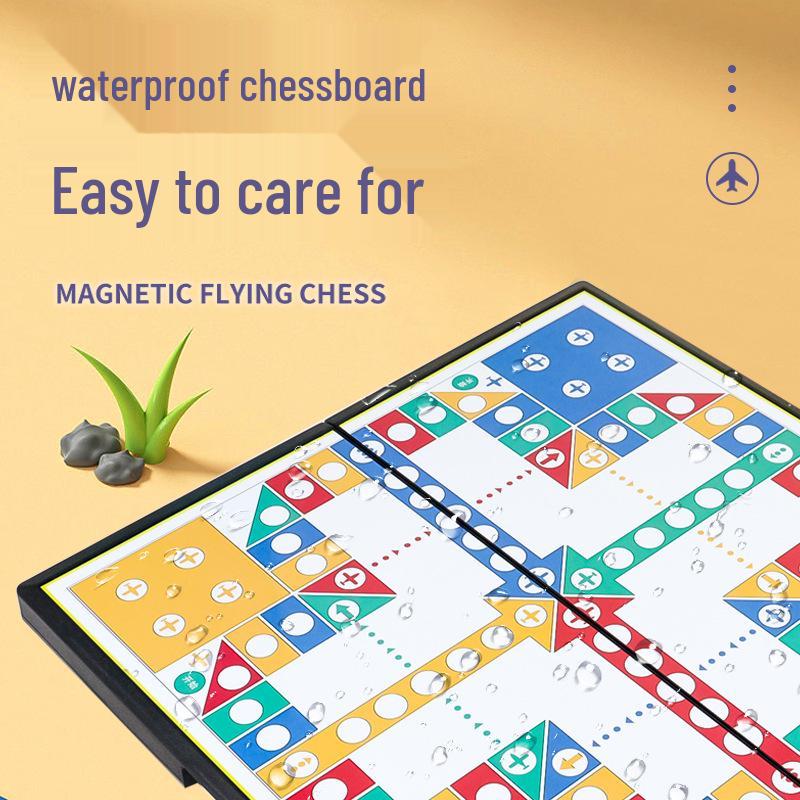 Магнитный шахматный набор «Все в одном»: Игра «Летающие шашки», Гомоку, Го, Сянцы, Доу Шоу Ци, Шашки, Военные шашки - Детская развивающая игрушка
