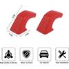Pair Front Bumper Tow Hook Rubber Sleeve Protectors For Jeep Wrangler JK JL JT