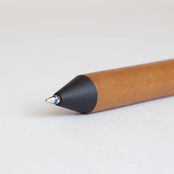 ROMEO ROMEO Multifunction Pen 4in1 Leather Grip Braun