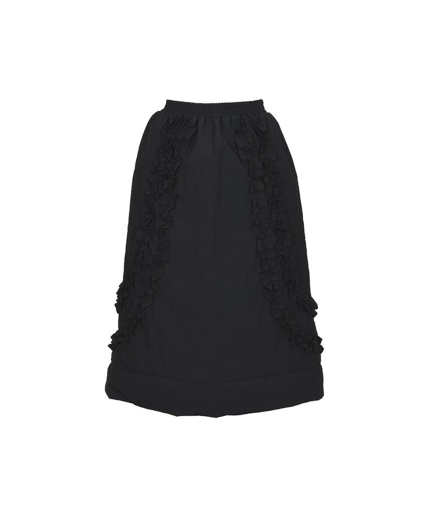 Bimuet Frill Padded Skirt Black