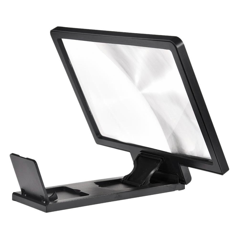 Stand Bracket Folding Screen Magnifier 3D Glass Mobile Phone Holder Enlarged