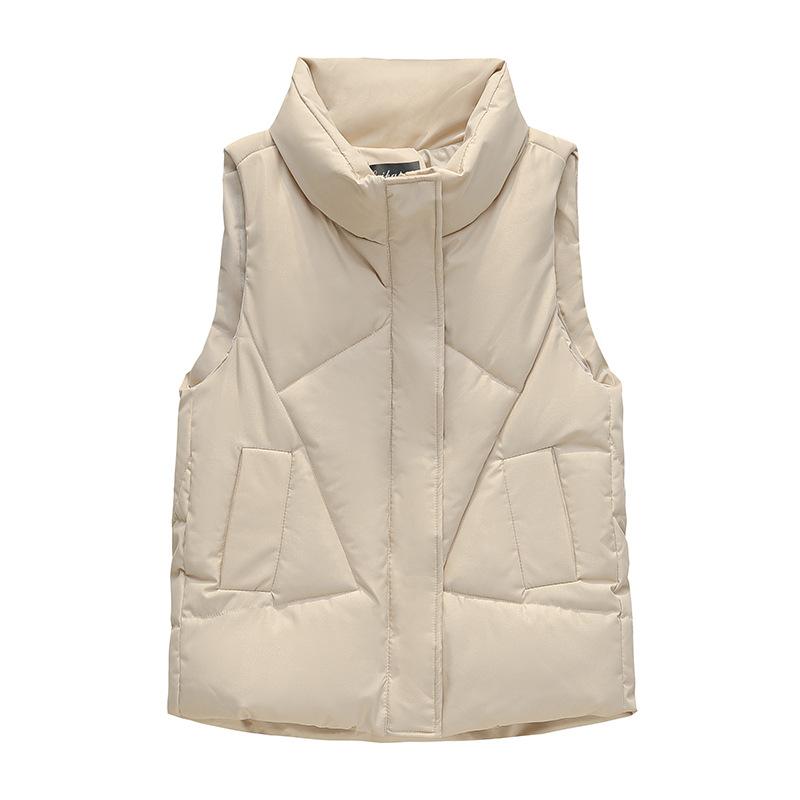 Waistcoat Women Vest Women Down Cotton Vest Women's Winter Thickened Jacket Autumn and Winter