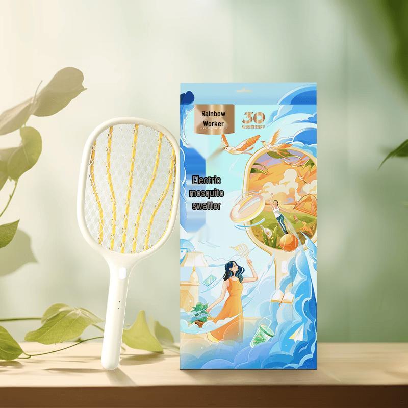 Rainbow T6108 Rechargeable Electric Mosquito Swatter