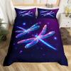 Dragonfly Printed Duvet Set Insect Animal Bedding Set For Bedroom Room Decoration Kit