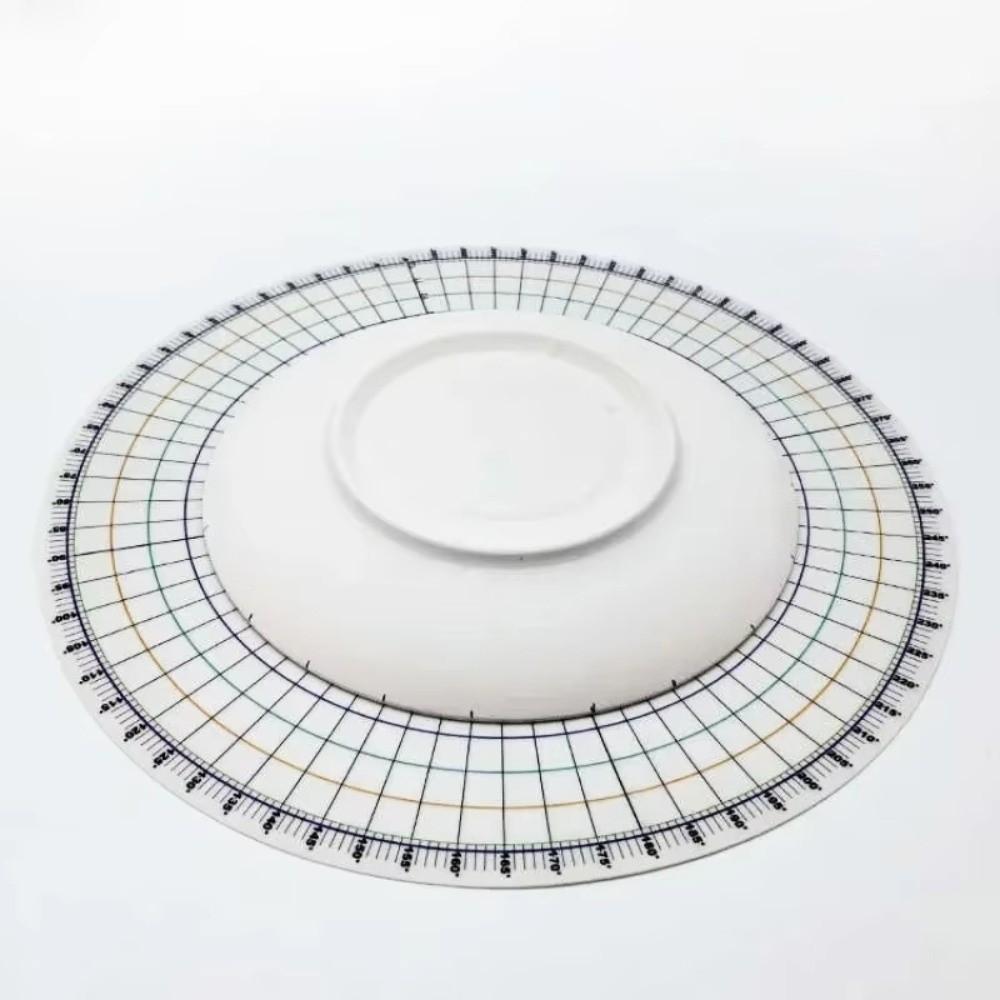 Новый DIY Керамический Циркуль-Линейка Многофункциональный 360-градусный Полнооборотный Инструмент для Рисования Круглый Циркуль Равномерный Циркуль для Окружностей