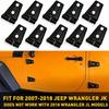 10 шт. и Дверь для петли крышки капота 2007-2018 Jeep Черный JK Wrangler Аксессуары