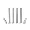Aopin 6-Piece SUS304 Stainless Steel M8 X 100mm Hex Head Bolts/Screws, Grade 8.8 Stainless Steel, Fully Machine Threaded