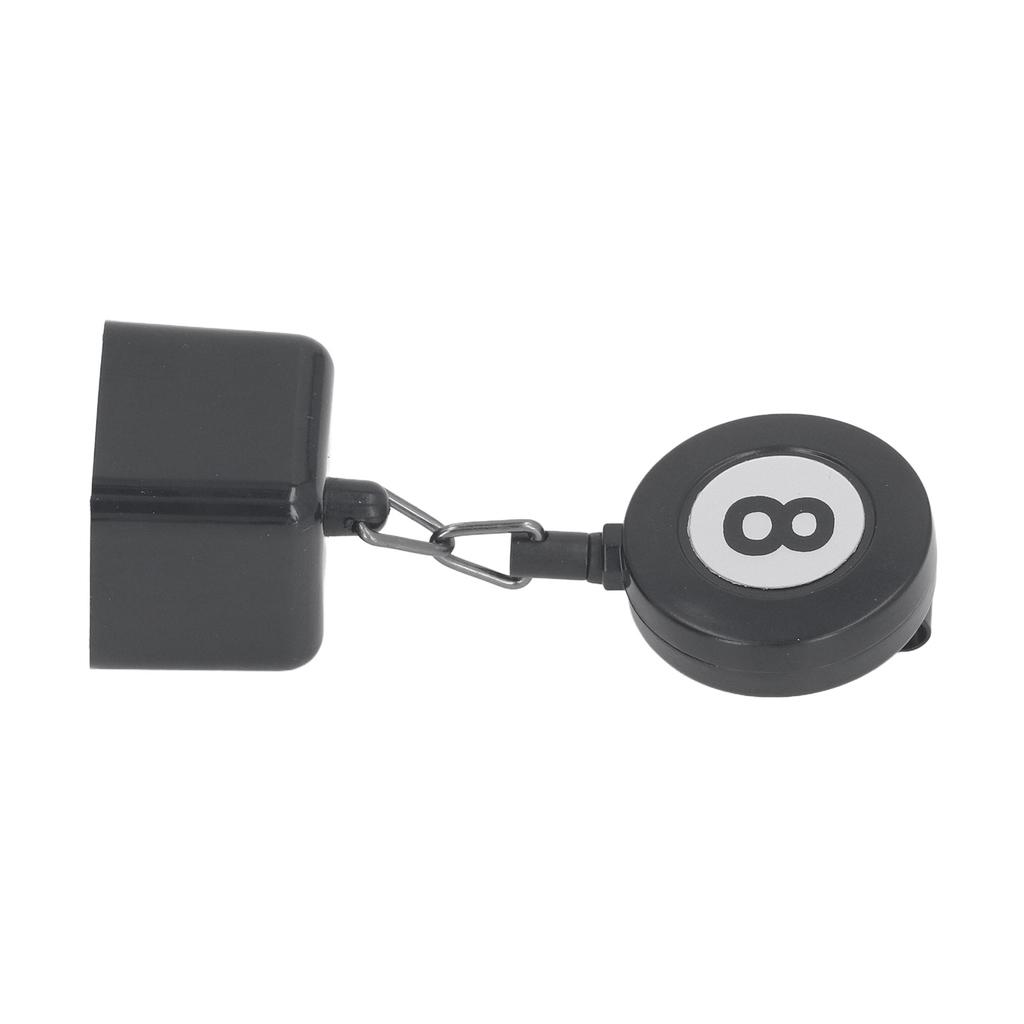 Выдвижной восьмигранный держатель для мела для 8-го шара, мел для бильярдного кия, коробка для мела с зажимом для ремня, черный