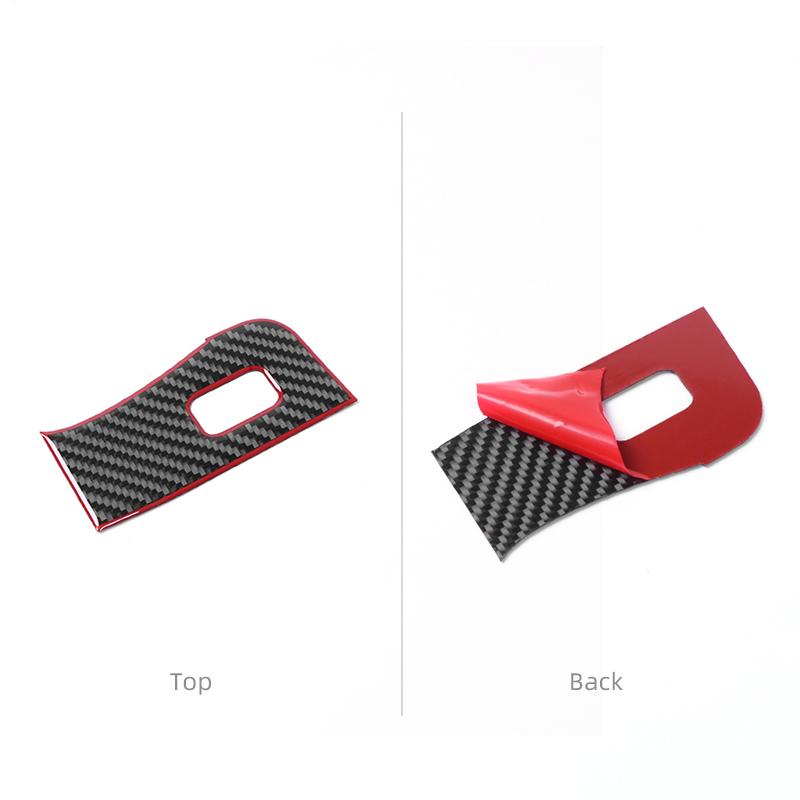 Для Tesla Model 3 Y-2022 углеродное волокно, переключатель стеклоподъемника автомобиля, панель, накладка, наклейки, тюнинг салона автомобиля