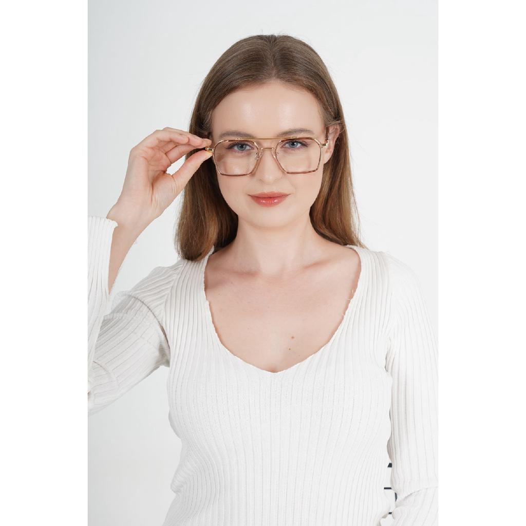 Henry Unisex Blue Light Protection Blue Block Square Rectangular New Season Transparent Glasses