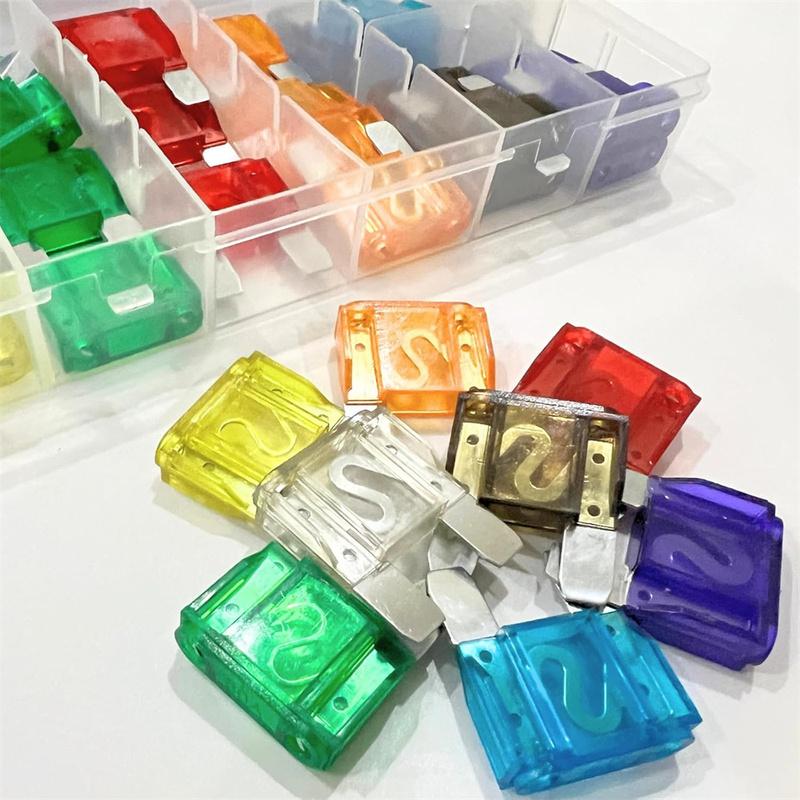 36pcs Maxi Blade Fuse Assortment Kit , 20A 30A 40A 50A 60A 70A 80A 100A 32V Large Blade Style Fuse For Motorcycle/Boat/Truck