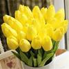 10 шт. искусственные тюльпаны, украшения для гостиной, обеденного стола, искусственные цветы, букет из сухих цветов, фотосессии, реквизит для фотосъемки цветов