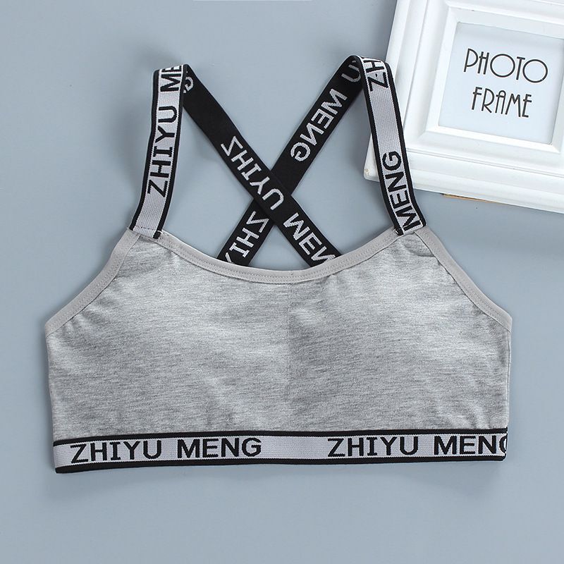 Girls Cotton Underwear Sport Bra Training Bra Stundent Undergarments