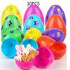 10Pcs Fillable Easter Eggs Dinosaur Games DIY Decorations Empty for Carnival