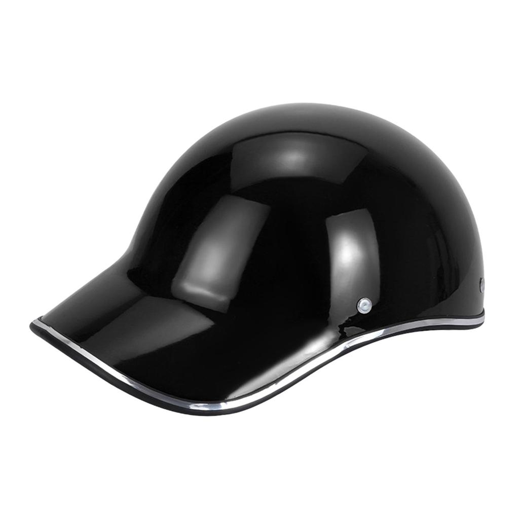 Shock Absorbing Motorcycle Helmet Open Face Baseball Cap Cycle Helmet with Ventilation for Men Women Summer