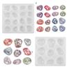 Silicone Crafting Mold Geometric Stone Pattern Handmade Supplies Silicone Texture for Home Craft and Studio Projects