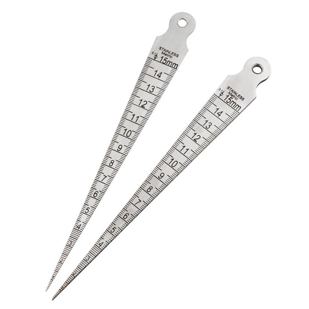 Щуп 1–15 мм. Метрические и британские правила измерения зазора. Измерение конусности.