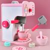 BABIBO Детская деревянная имитация кофемашины подарок на день рождения/розовая кухня для девочек игровой домик игрушки
