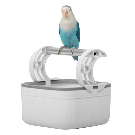 Жердь для попугая Туалет для птиц Металлическая жердь Портативный горшок-жердь для попугая Аксессуар для птиц для приучения к горшку Настольное или напольное использование