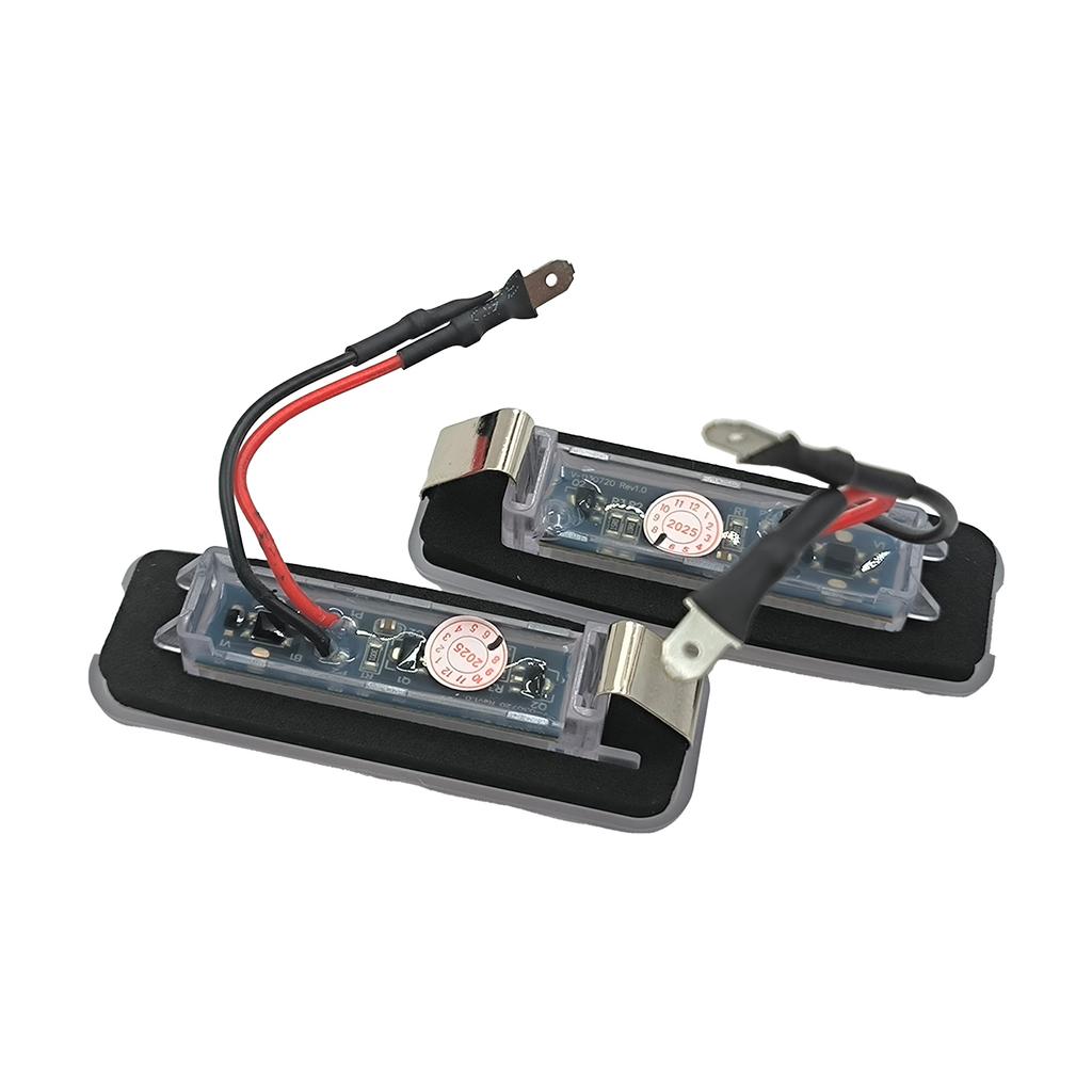 2 шт. для Ford Focus MK1 1998-2005 Белый светодиодный фонарь подсветки номерного знака Лампа номерного знака