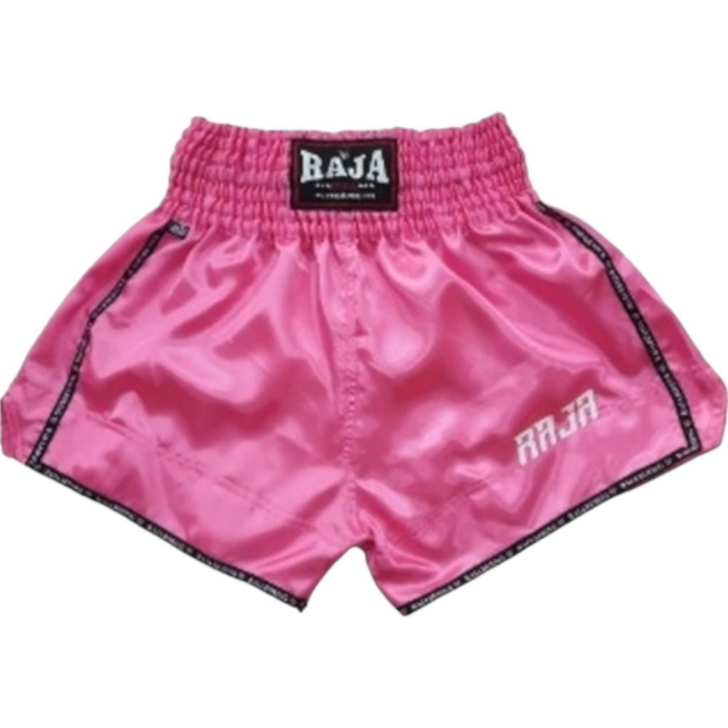 Raja Muay Thai MMA Kickboxing шорты ретро винтажные штаны принт 3D атлас эластичный пояс бой боевые искусства тренировки быстросохнущие