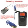 2025 Aircraft FullBand VHF Radio Portable FM AM SW Radio VHF CB 30-223MHZ 25-28MHZ Air 118-138MHZ with Dual Alarm Clock