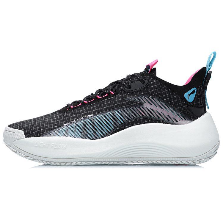Баскетбольные кроссовки Li Ning Badfive 1 Унисекс Низкие Черный/Синий/Розовый AGBR001-3
