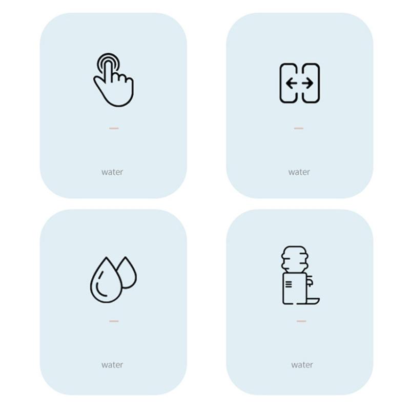 9x18.5cm/3.54x7.28in Girls Water Dispenser Children Lifelike Kitchen Appliance Educational Set Toys for 3-8 Year Old