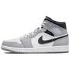 Jordan Air Jordan 1 Ollie Износостойкие Средние Винтажные Баскетбольные Кроссовки Мужские Бело-Серые 554724-078(Команда1291-)