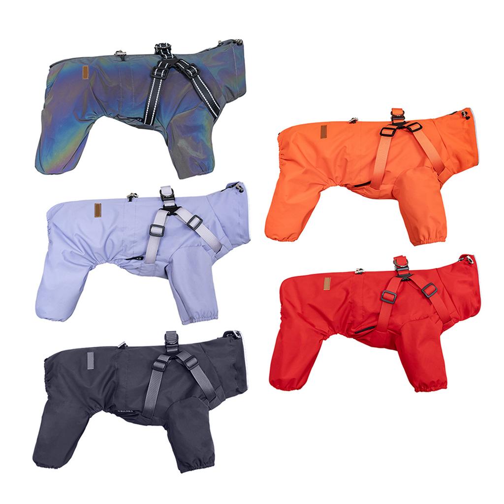 Водонепроницаемые дождевики-пончо для собак, пальто, 6 размеров на выбор, регулируемый дождевик для питомца, дождевая одежда для прогулок и выездов