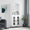 VidaXL Highboard White 69.5x34x180 Cm Engineered Wood 3189285