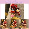 Cartoon Sweet Keychain Durable Pvc Zinc Alloy Perfect Backpacks For