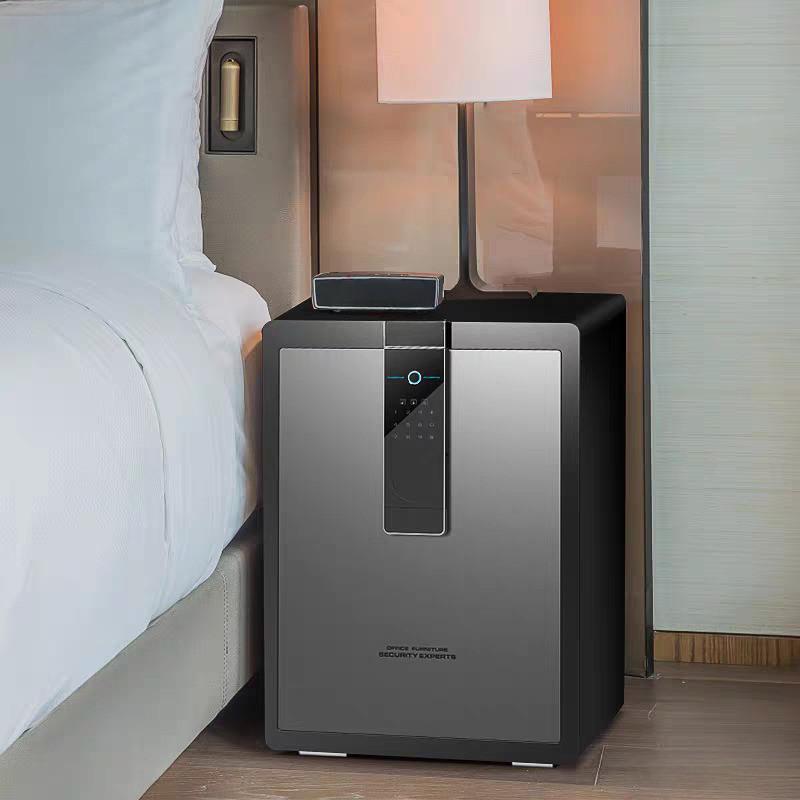 Anti-theft Alarm Digital Safe Deposit Box Small Home Office Safe Box All Steel Bedside Cabinet File Storage Rack
