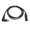XLR Male to Female микрофонный кабель 3-контактный прямой Male to Right Angle Female разъем XLR микрофон