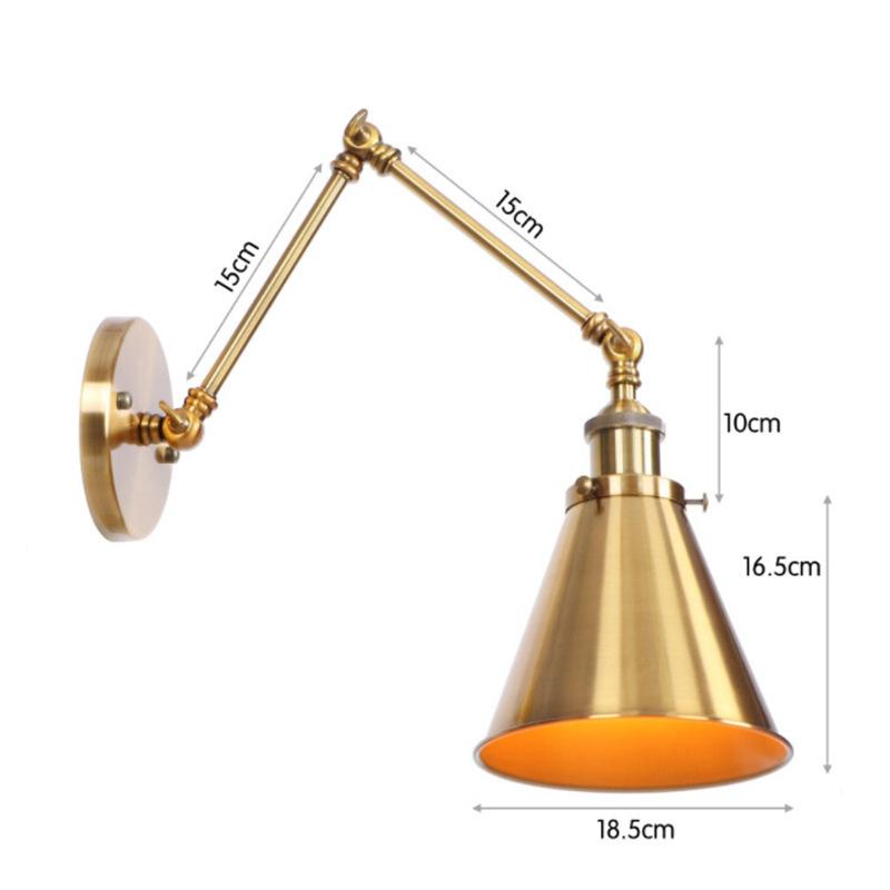Американский Железный Арт Мульти Фестиваль НЛО Бар Ресторан Черный Индивидуальность Простая Спальня Декор Лампа для Спальни Настенный Светильник